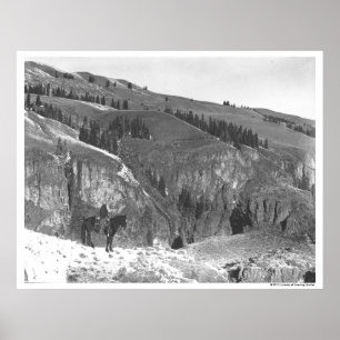 Cowboy separated from his herd. poster