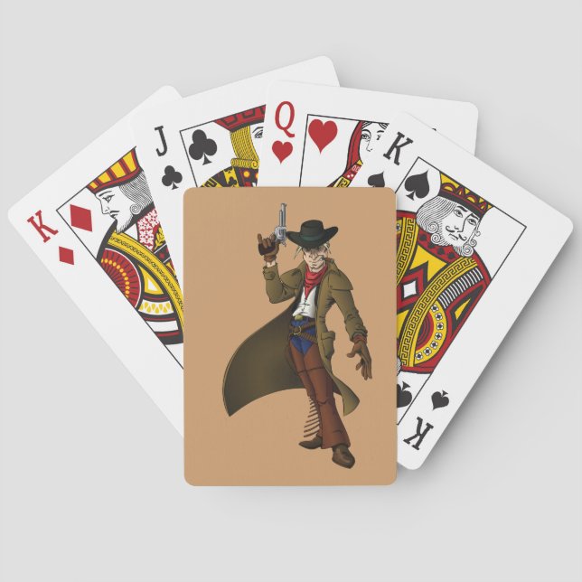 Cowboy Shooter Playing Cards (Back)