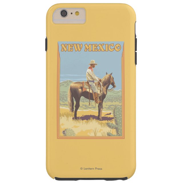 Cowboy (Side View)New Mexico Case-Mate iPhone Case (Back)