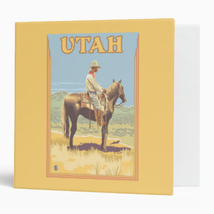 Cowboy (Side View)Utah Binder