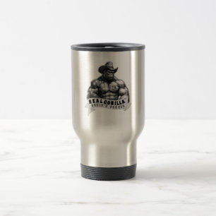 Cowboy Silverback Kevin's Corner REAL GORILLA Travel Mug