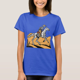 Cowboy Skeleton Western Skeleton Short Sleeve T-Shirt