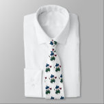 Cowboy Snowman Christmas Tie<br><div class="desc">* Illustration of cute cowboy snowmen, wearing a vest and cowboy hat. * Customize by resizing the image for a larger or smaller print. * Change the background colour to a colour of your choice. * Click the CUSTOMIZE IT button to get started! * Currently, this design can be transferred...</div>