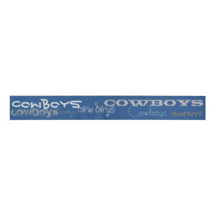 Cowboy Spirit In Your Hair Grosgrain Ribbon