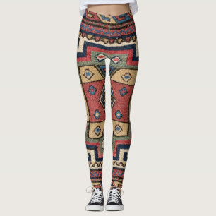 Cowboy Sumakh :: 19th Century Colourful Red White Leggings