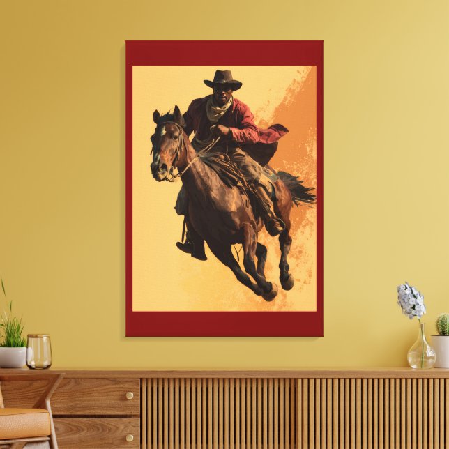 COWBOY SWAG # 3 CANVAS PRINT (Insitu(LivingRoom))
