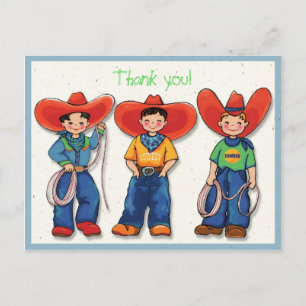 Cowboy Thank you! Card