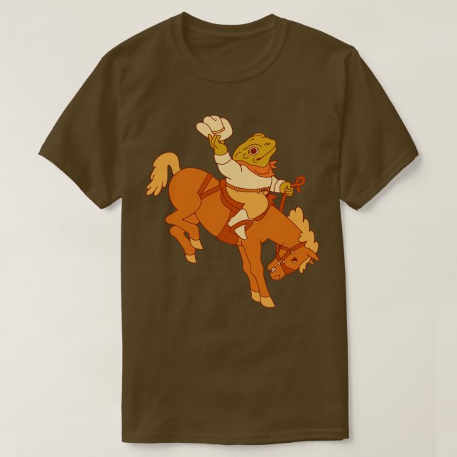 Cowboy Toad T-Shirt (Design Front)
