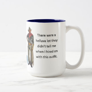 COWBOY Two-Tone COFFEE MUG