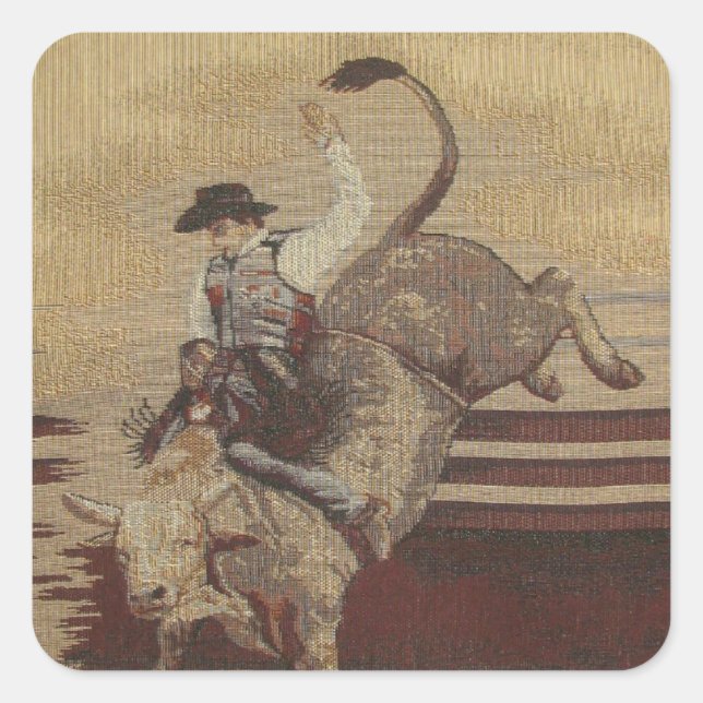 Cowboy Up Bull Rider Stickers (Front)