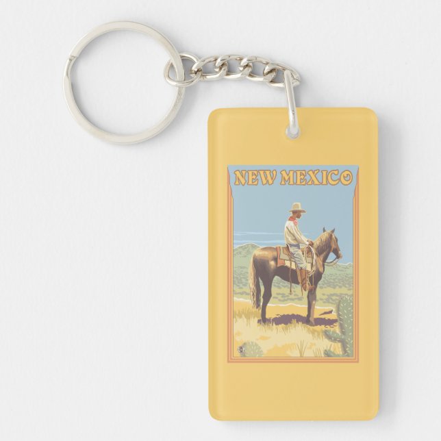 Cowboy (vue de côté) Nouveau Mexique (Devant)