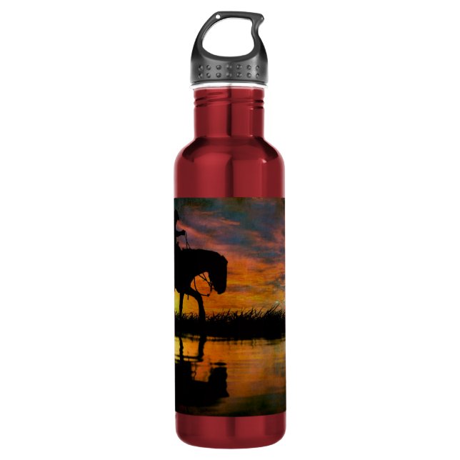 Cowboy Water Bottle (Front)