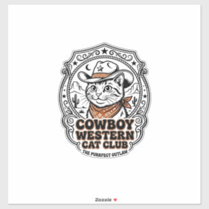 Cowboy Western Cat Pet Lover Shirt Art - Cowboy We