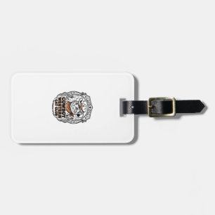 Cowboy Western Cat Pet Lover Shirt Art - Cowboy We Luggage Tag