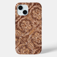 cowboy western country pattern tooled leather