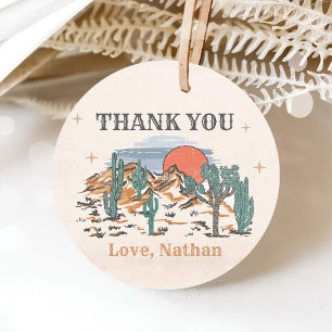 Cowboy Western Rodeo 1st Birthday  Favour Tags