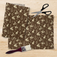 Cowboy Western Rodeo Horses Pattern