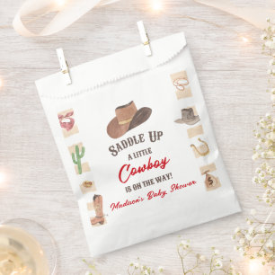 Cowboy Western Rodeo Wild West Baby Shower Favour Bag