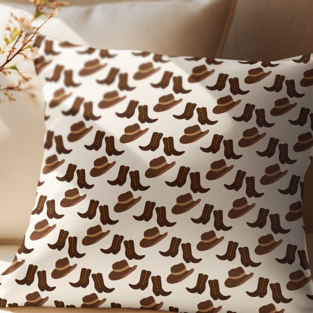 Cowboy Western Throw Pillow (Creator Uploaded)