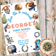 Cowboy Western Wild West Birthday 