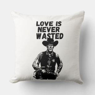 Cowboy Wisdom Throw Pillow