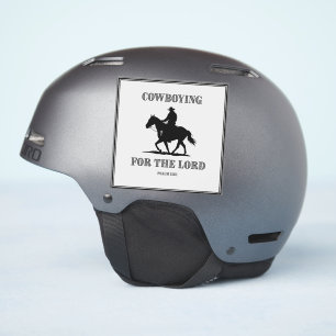 Cowboying for the Lord Vinyl Sticker 