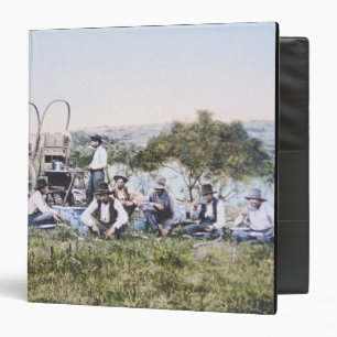 Cowboys at Lunch, 1904 (photo) Binder