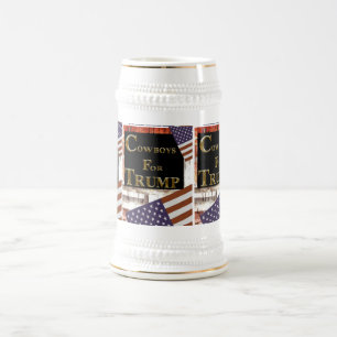 COWBOYS FOR TRUMP BEER STEIN