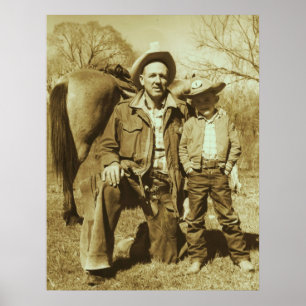 COWBOYS LIKE US POSTER PRINT