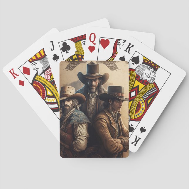 Cowboys Playing Cards  (Back)