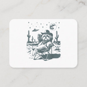  Cowboys UFO Western Business Card