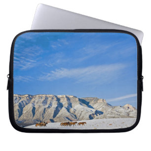 Cowboys with Heard of Horses Laptop Sleeve