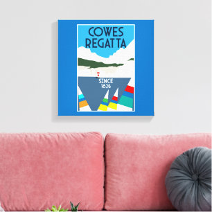 Cowes Isle of Wight Yacht Regatta Canvas Print