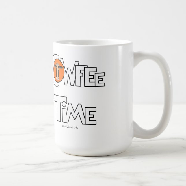 Cowfee Time Coffee Mug (Right)
