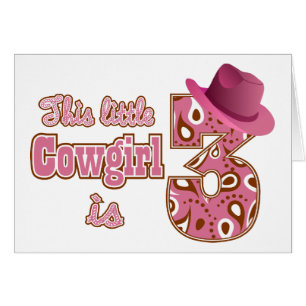 Cowgirl 3e anniversaire