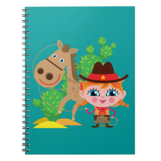 Cowgirl and Horse Notebook