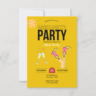 Cowgirl Bachelorette Party Invitation