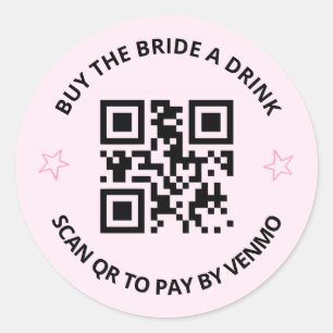 Cowgirl Bachelorette QR/Venmo Sticker