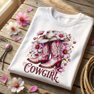 Cowgirl Birthday Girls Night Out Western Bachelore T-Shirt