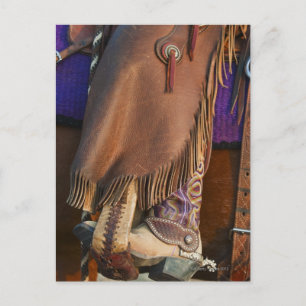 Cowgirl boots postcard