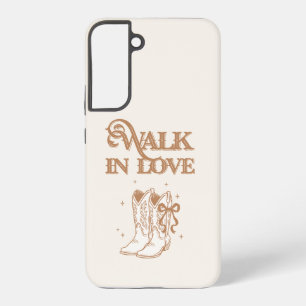 Cowgirl Boots Western walk in love Samsung Galaxy Case