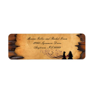 Cowgirl Brides Custom Wedding Return Address