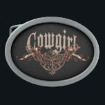 Cowgirl Buckle Belt Buckle<br><div class="desc">Cowgirl, trendy country girl buckles. Cool, Trendy Cowgirl t-shirts, tanks, hats and more. Show your country western pride with this cool, urban chic design. Check out our Naughty Cowgirl Designs too... Check out all Method 77 designs!</div>