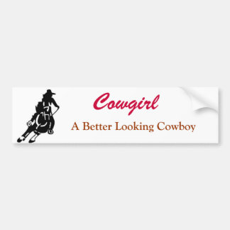 Cowgirl Bumper Sticker