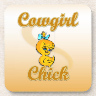Cowgirl Chick Coaster