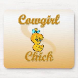 Cowgirl Chick Mouse Pad