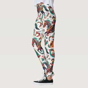 Cowgirl Christmas Leggings
