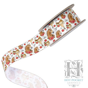 Cowgirl Christmas Satin Ribbon