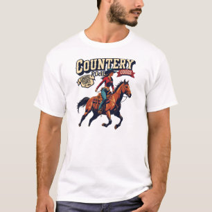 Cowgirl Codes: Country Spirit Unleashed T-Shirt
