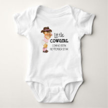 Cowgirl Coming Soon Pregnancy Announcement